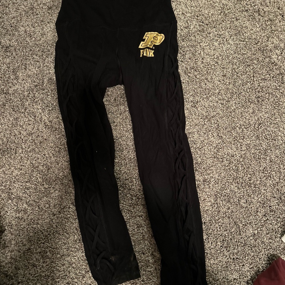 PINK Victoria's Secret Black Leggings